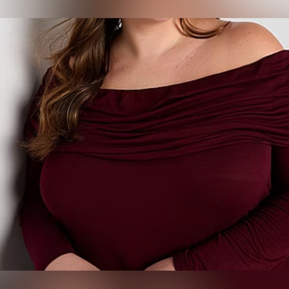 Worthington Plus Womens Long Sleeve Blouse - Picture 3 of 5